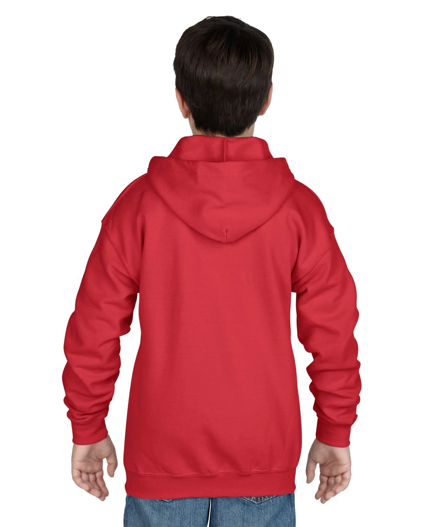 18600B Gildan Youth Heavy Weight Zip Hoodie