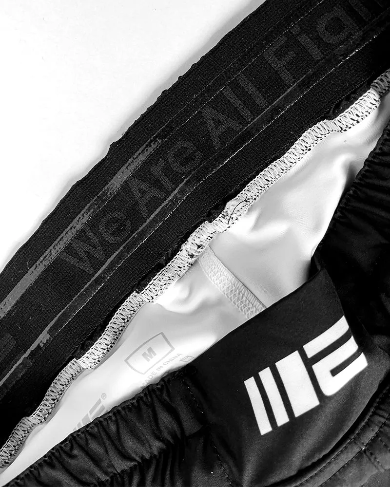 Athena 2-in-1 Fight Shorts - Black