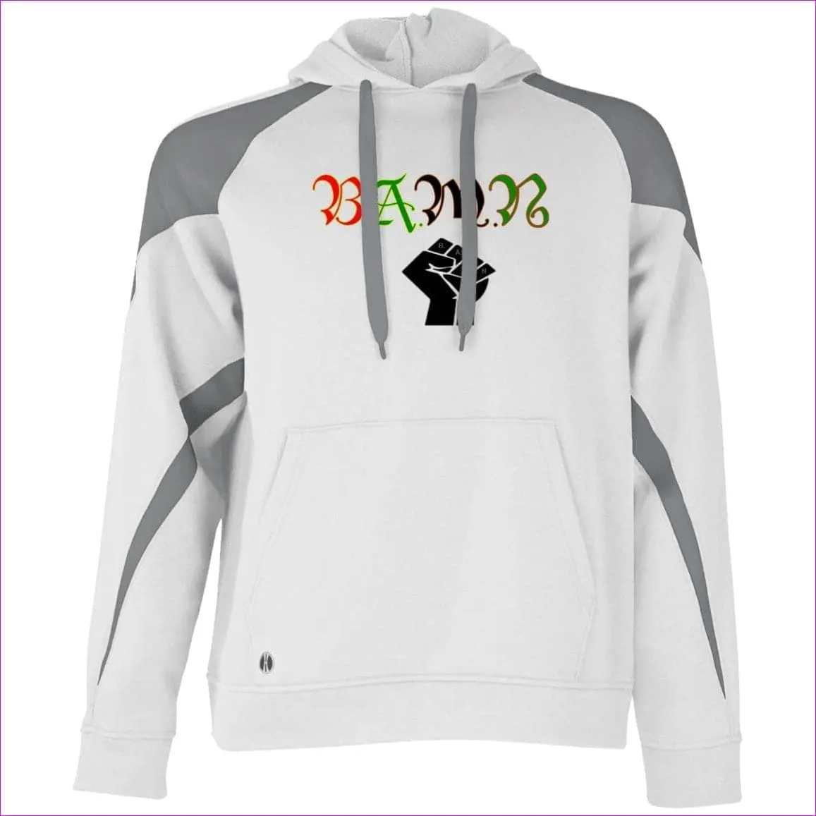 B.A.M.N - By Any Means Necessary Athletic Colorblock Fleece Hoodie