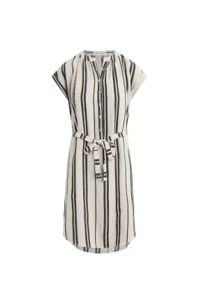Belted Cap Sleeve Dress