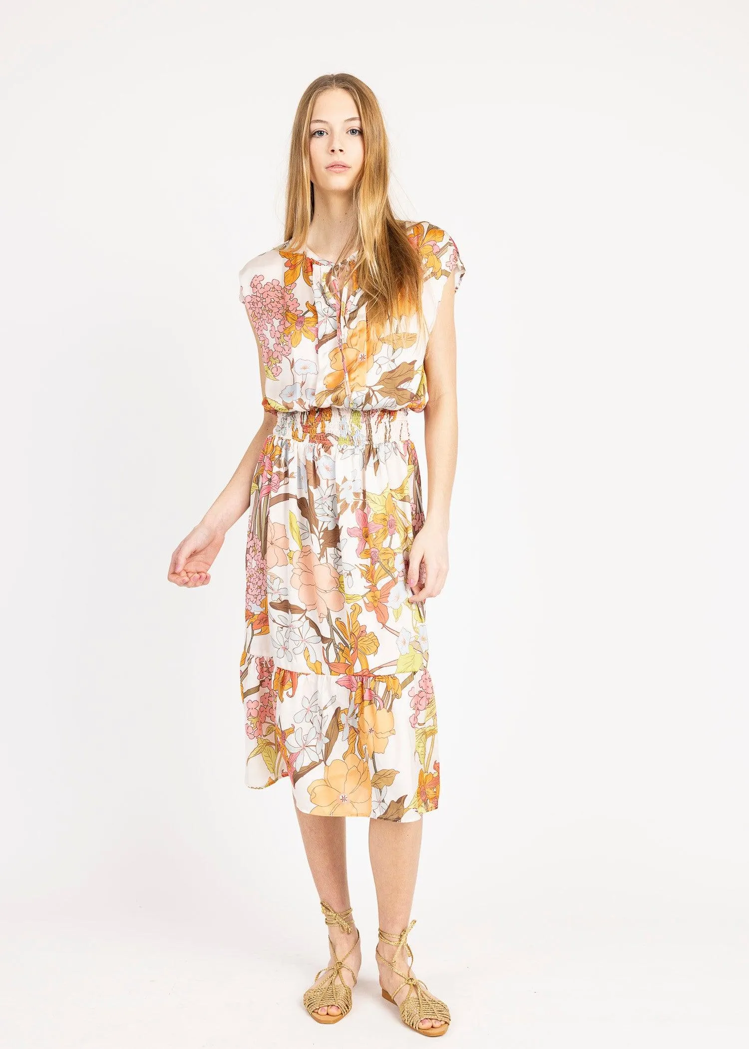 BRYSON 3/4 DRESS print
