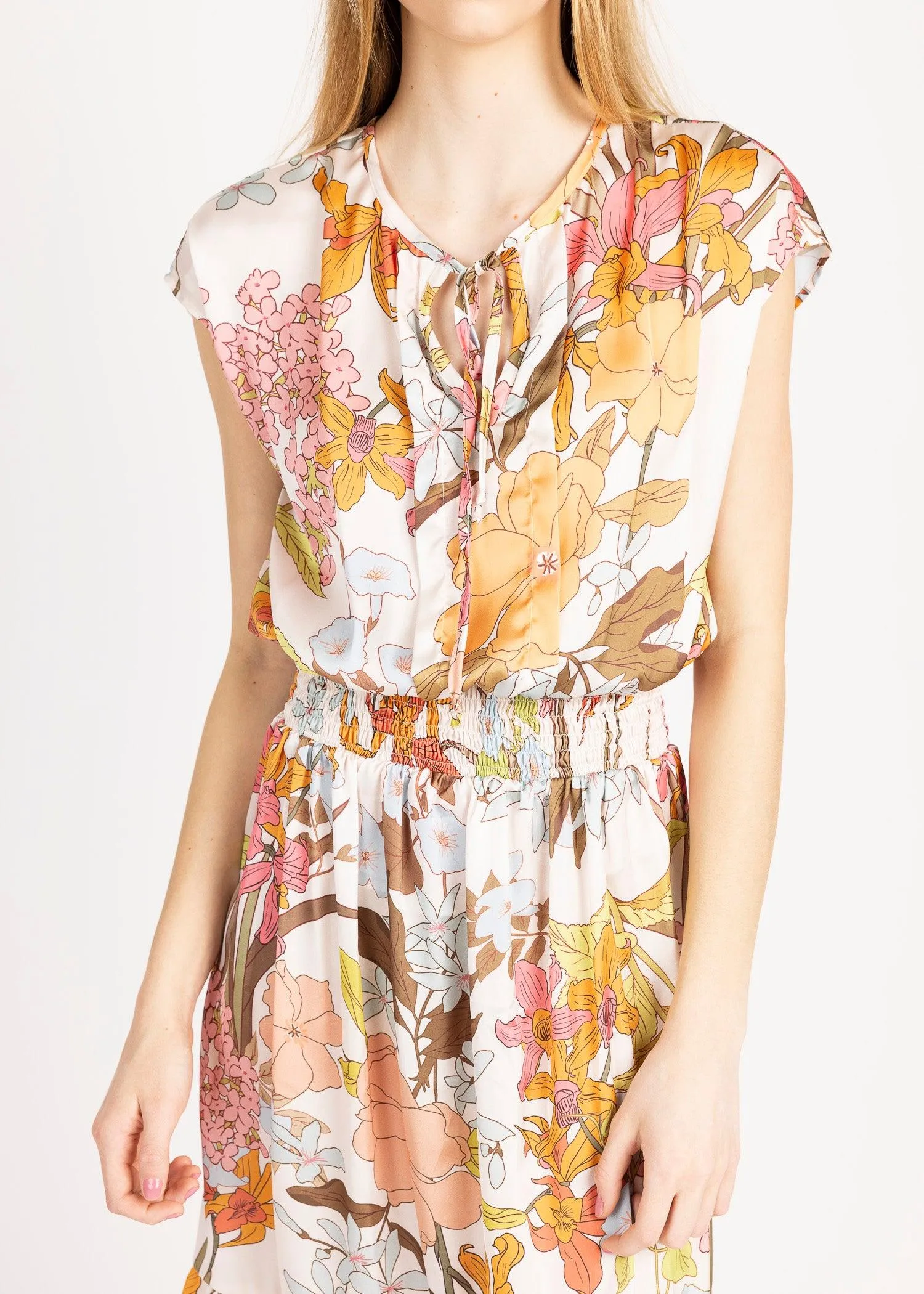BRYSON 3/4 DRESS print