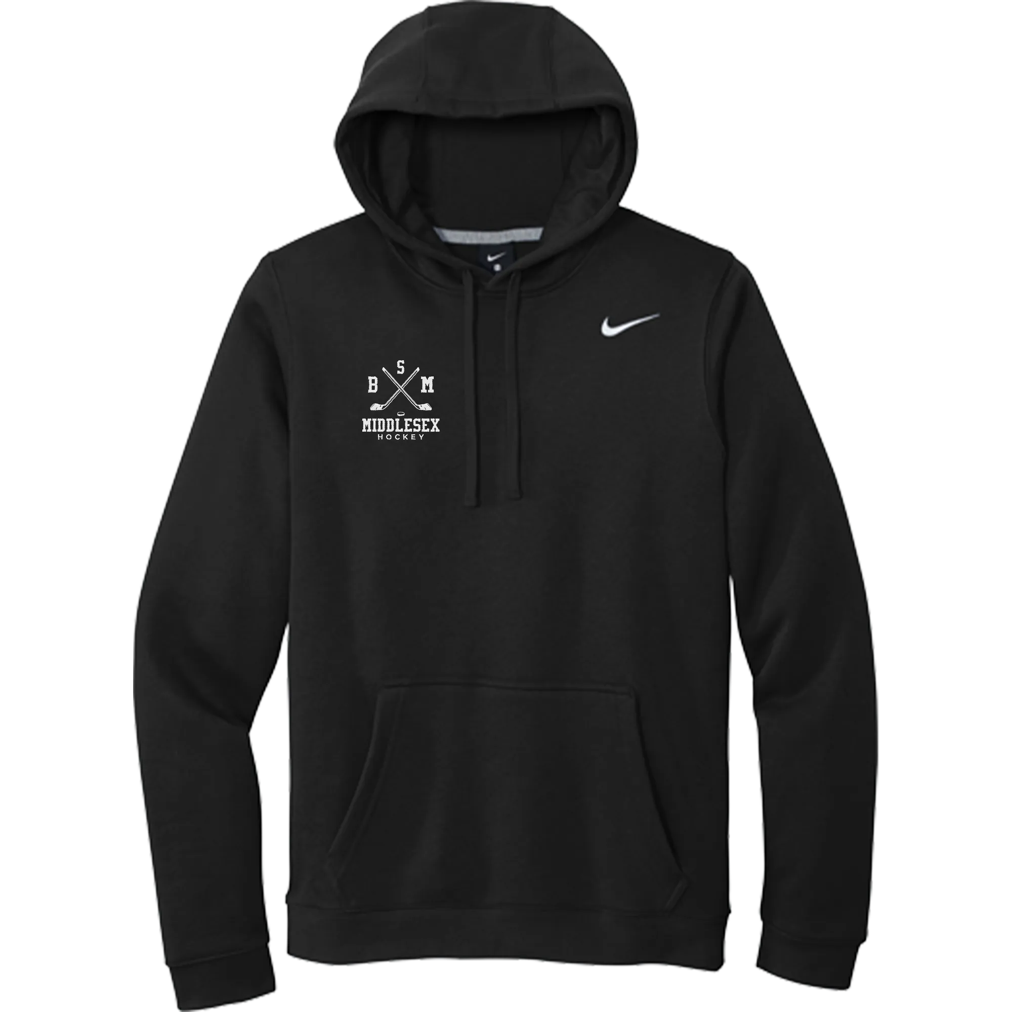 BSM Middlesex Nike Club Fleece Pullover Hoodie