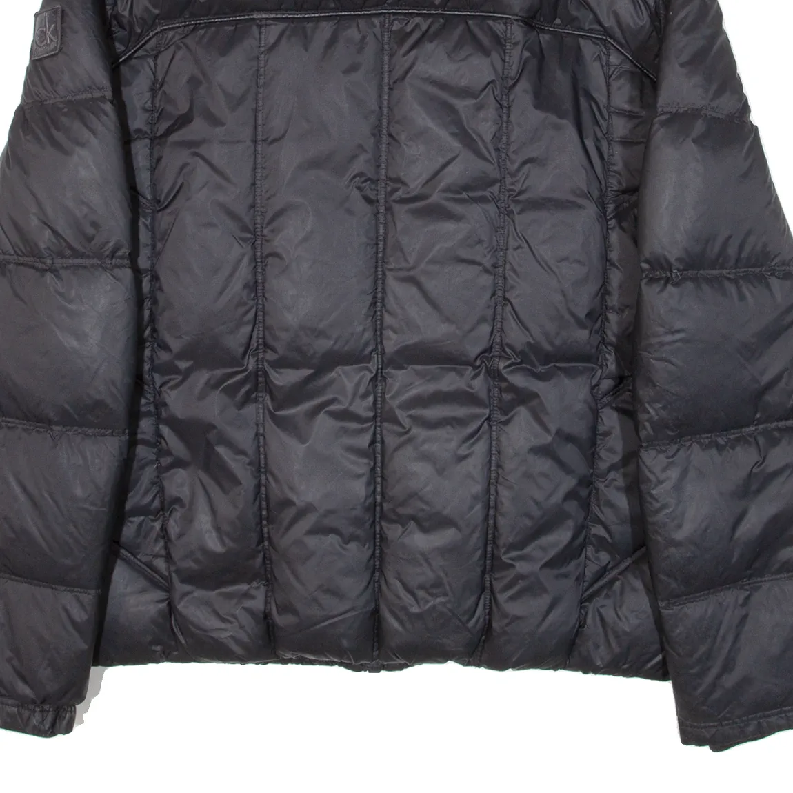 CALVIN KLEIN JEANS Insulated Mens Puffer Jacket Black Nylon L