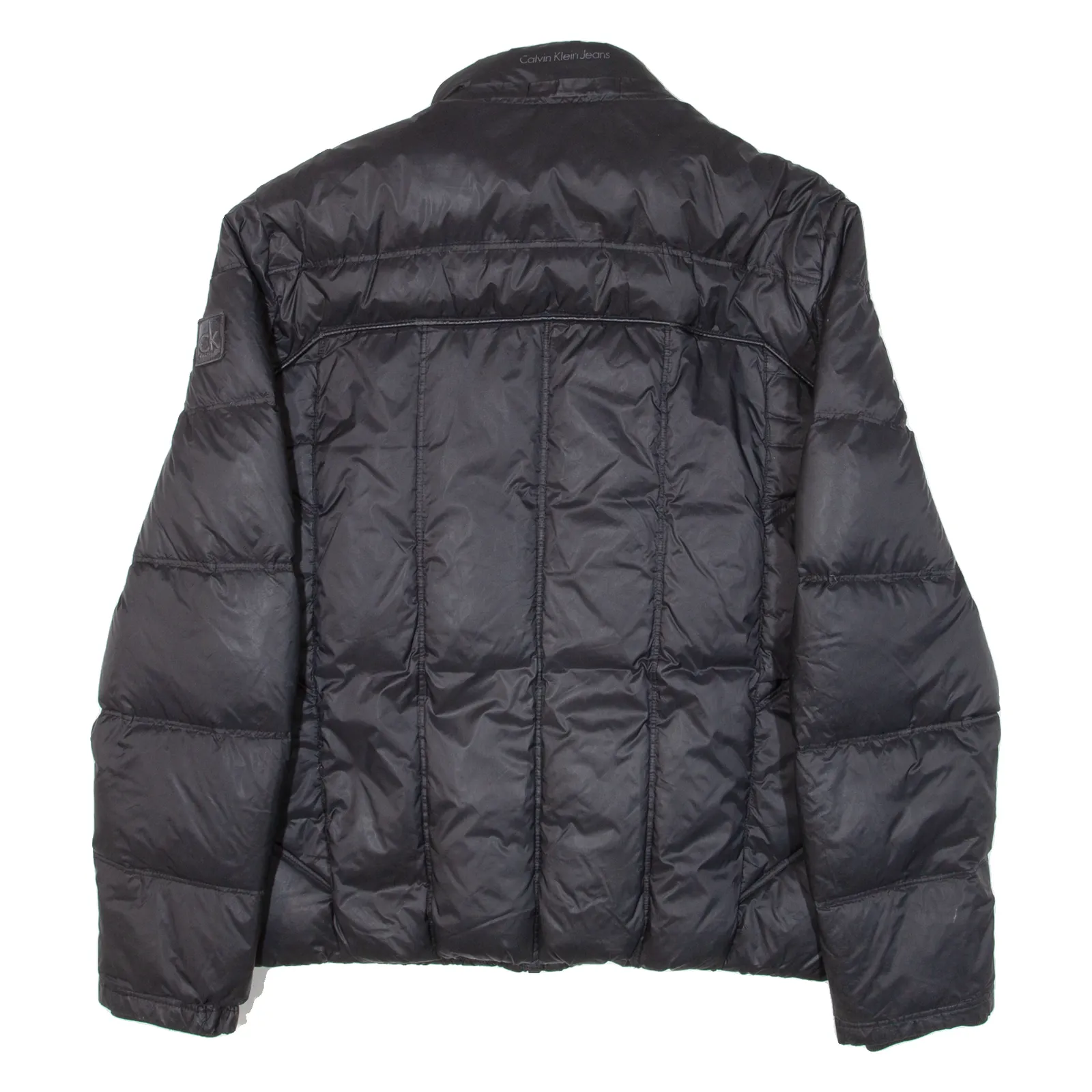 CALVIN KLEIN JEANS Insulated Mens Puffer Jacket Black Nylon L