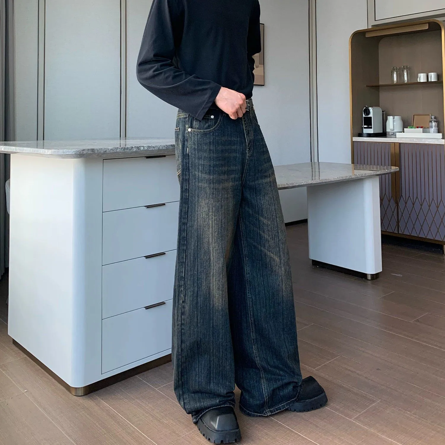 Cui Lined Faded Detail Jeans