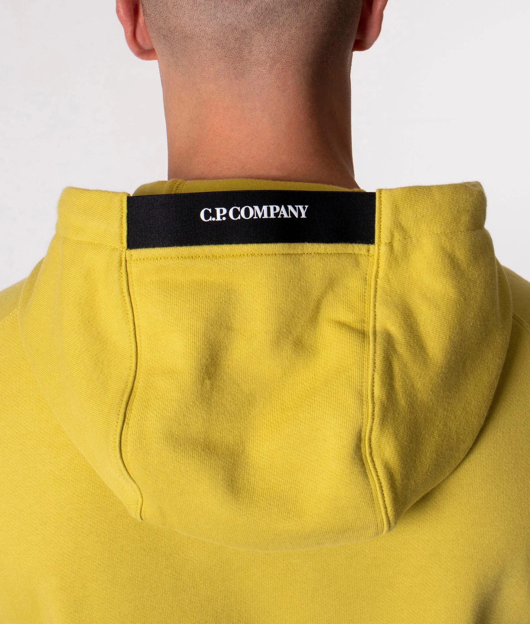 Diagonal Raised Fleece Hoodie