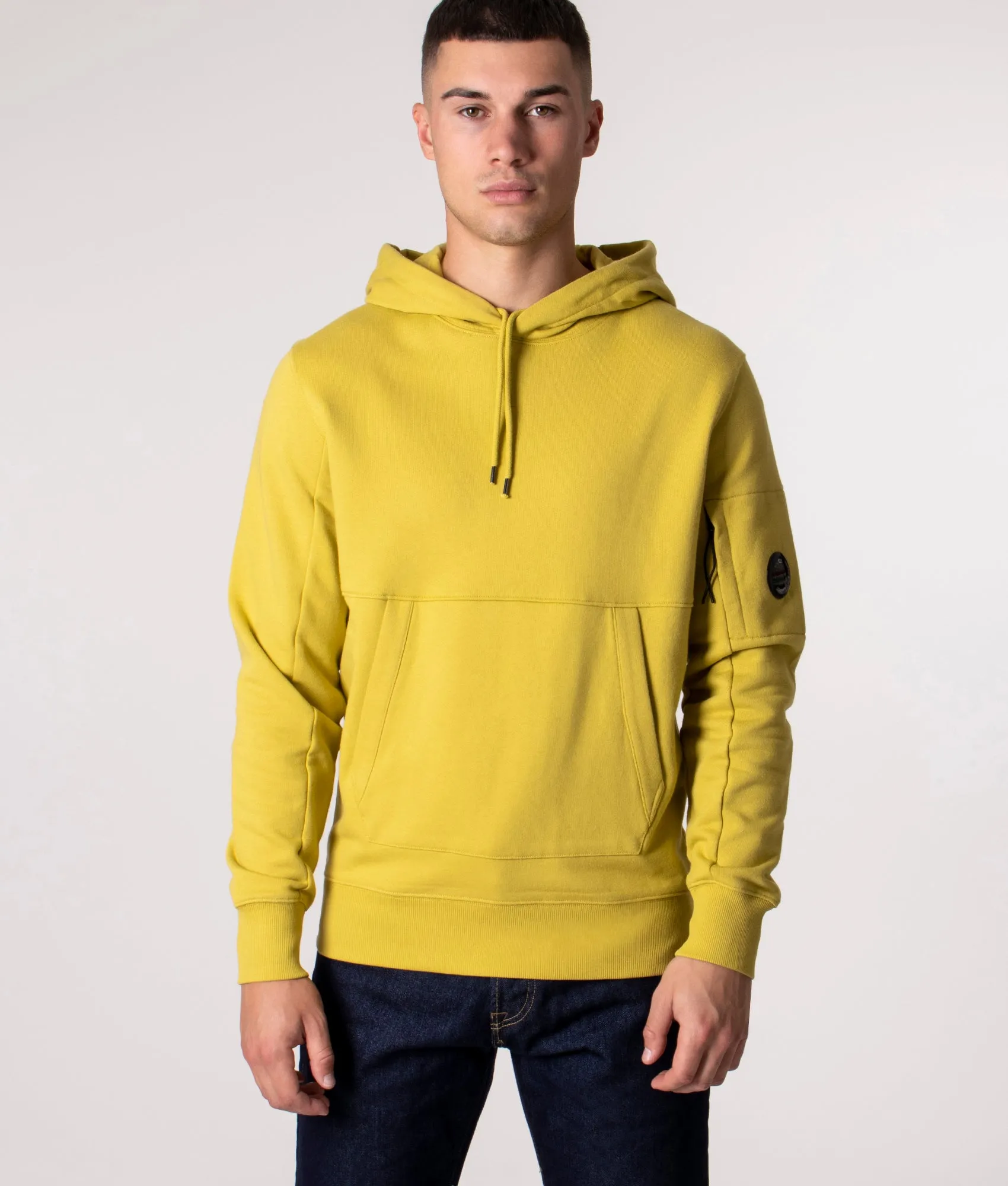 Diagonal Raised Fleece Hoodie
