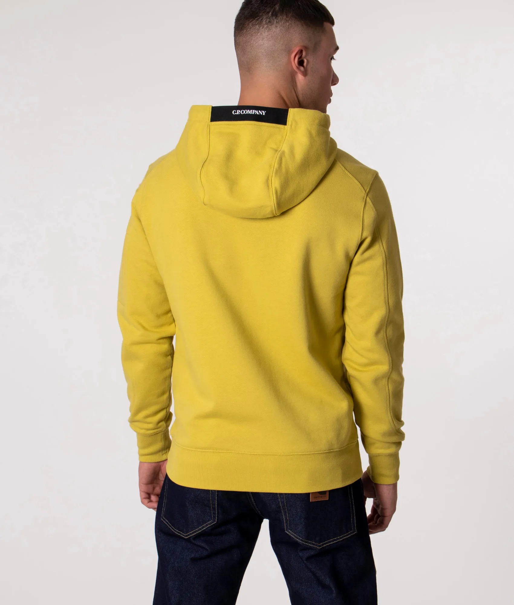 Diagonal Raised Fleece Hoodie