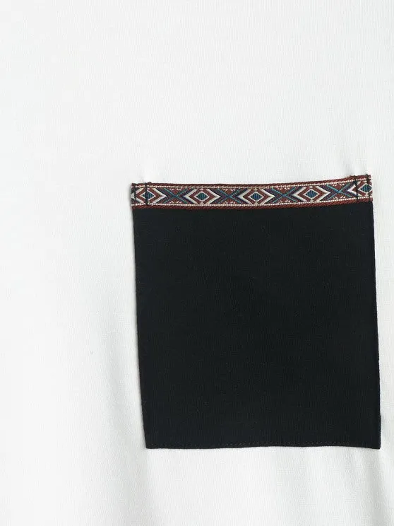 Ethnic Jacquard T Shirt And Casual Shorts Set