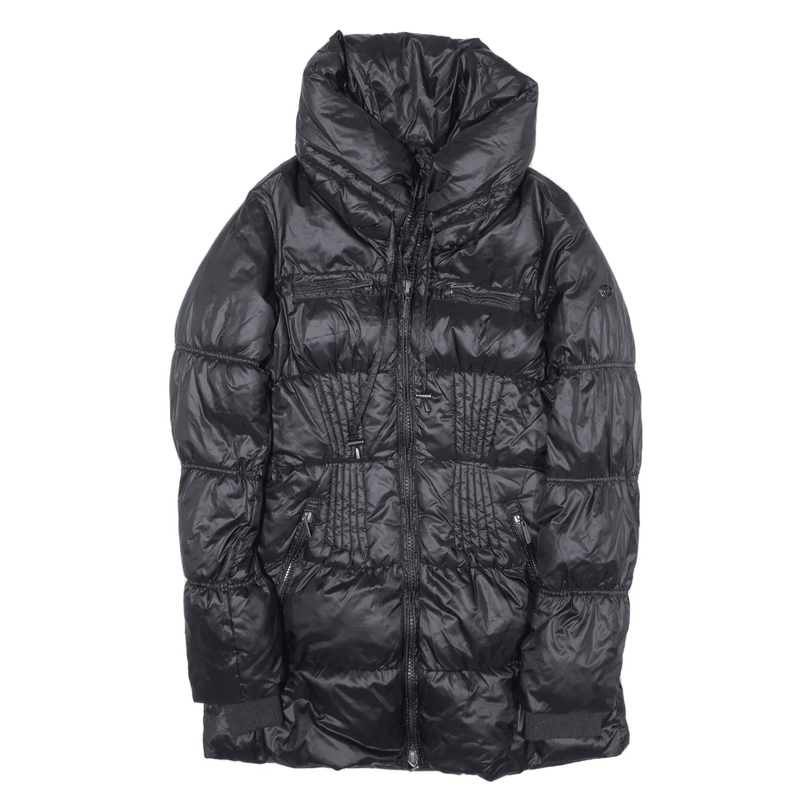 GAUDI JEANS Insulated Puffer Coat Black Nylon Womens L