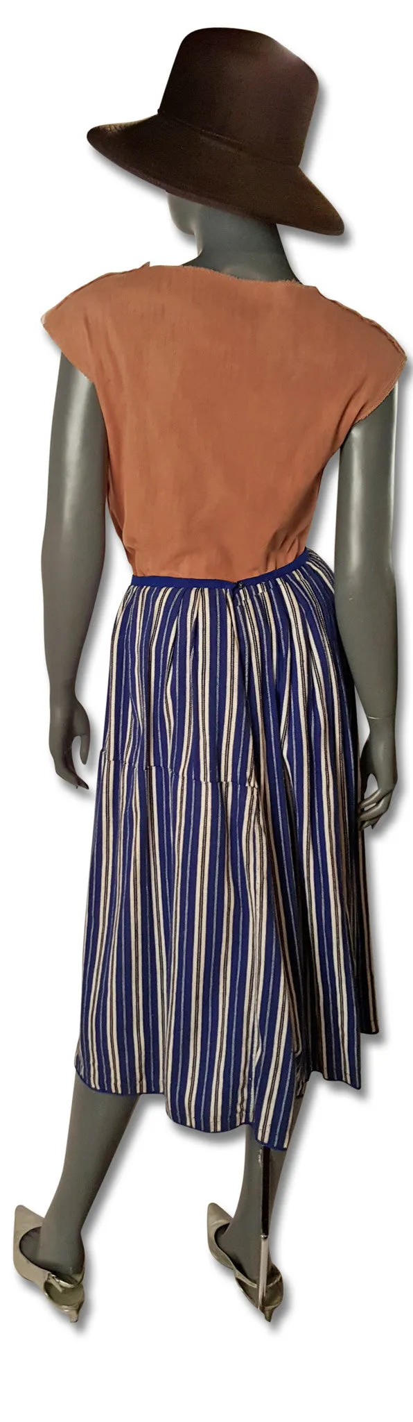 Handmade 1930s/40s Dutch Stripe Skirt