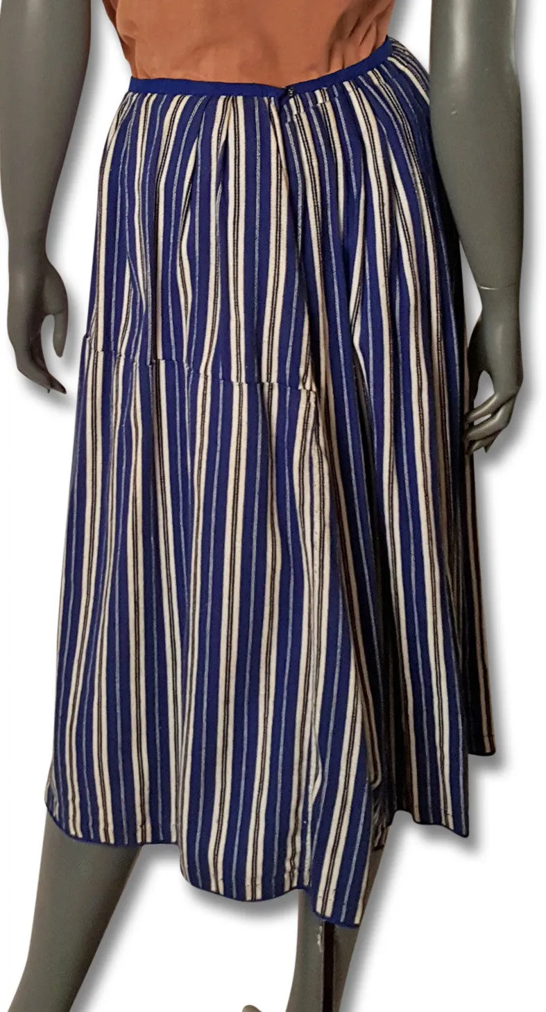 Handmade 1930s/40s Dutch Stripe Skirt