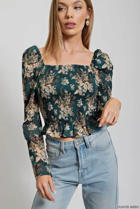 Kori Smocked Corset Lined Top