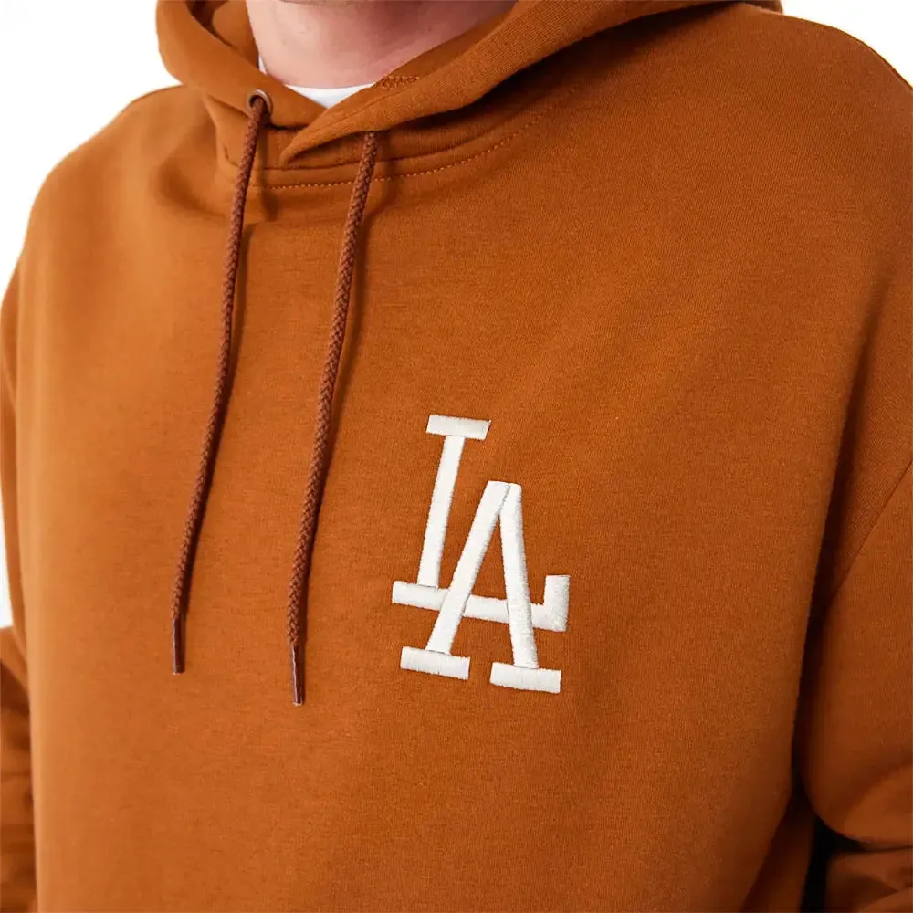 La Dodgers League Essential Oversized Brown Hoodie