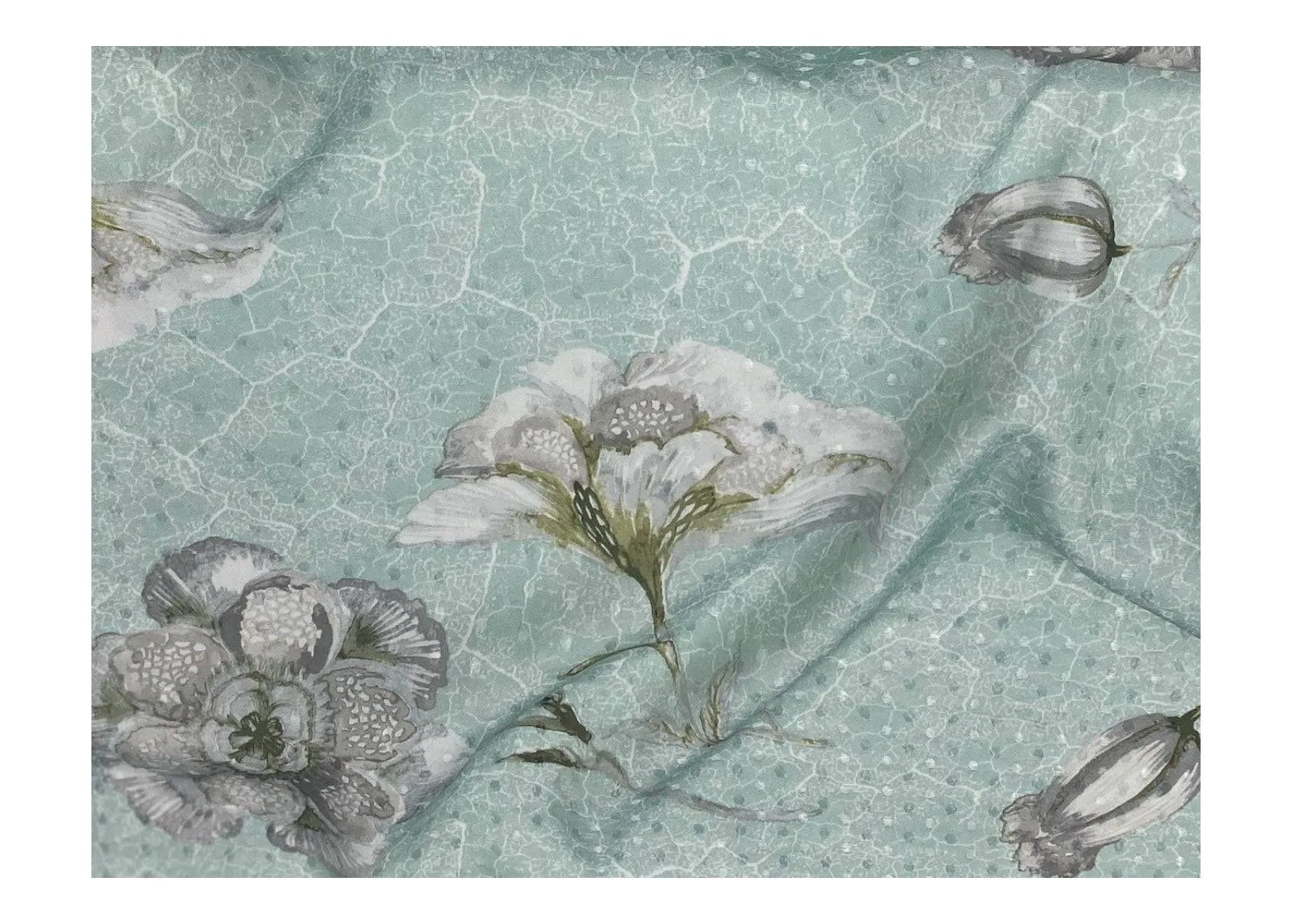 Large Floral - Dobby Jacquard