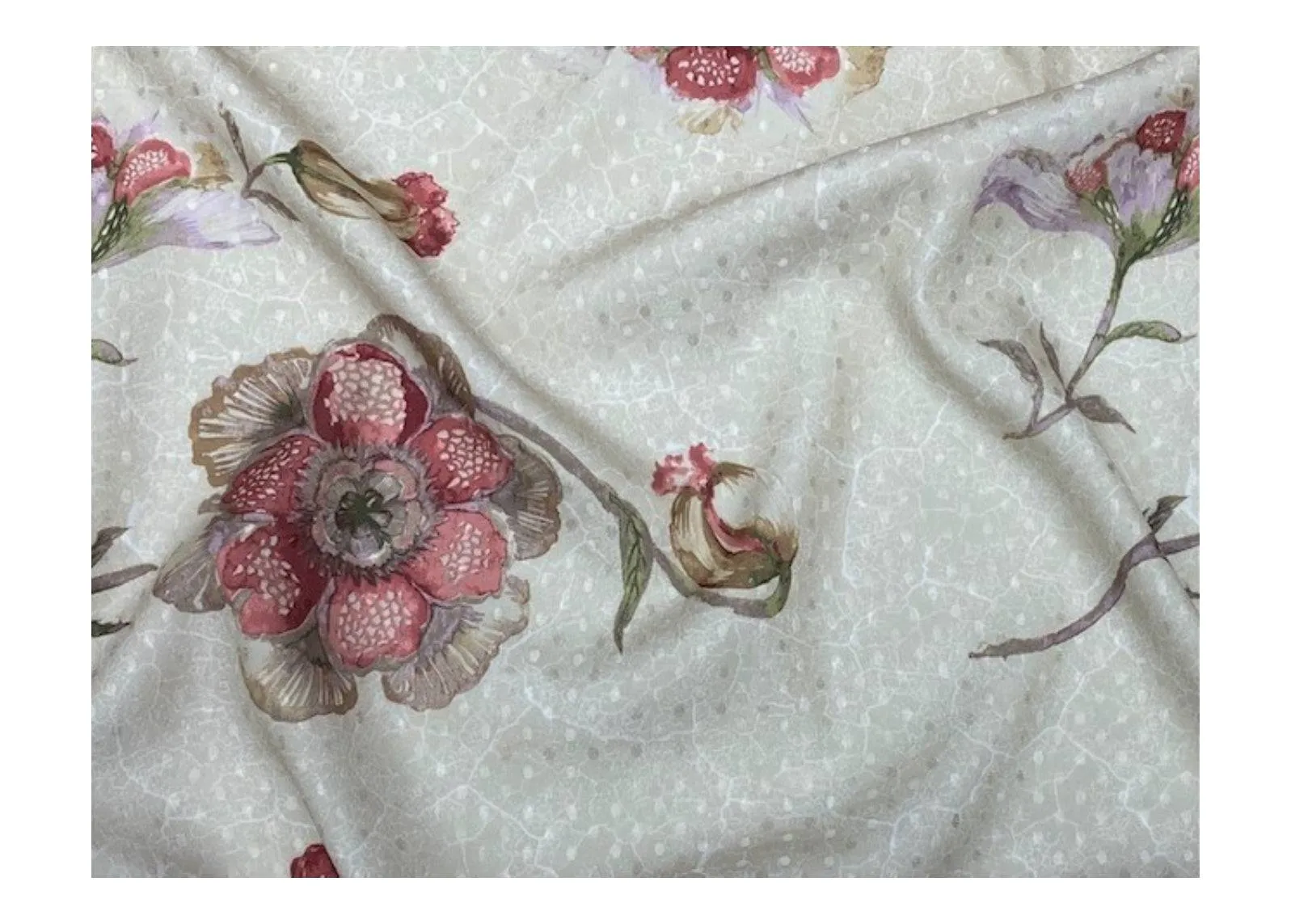 Large Floral - Dobby Jacquard