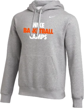 Nike Basketball Camps Club Fleece Pullover Hoodie - Heather Grey