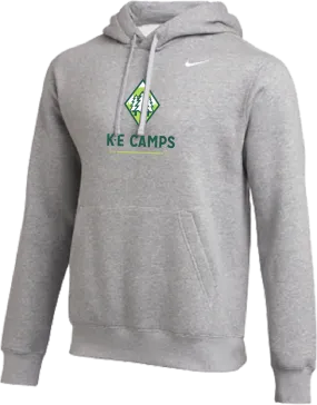 Nike KE Camps Club Fleece Pullover Hoodie  - Heather Grey