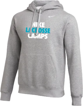 Nike Lacrosse Camps Club Fleece Pullover Hoodie - Heather Grey