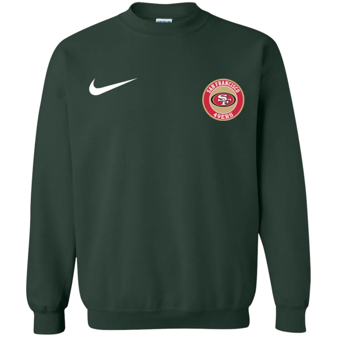 Nike San Francisco 49ers Nfl Football Unisex Crewneck Pullover Sweatshirt