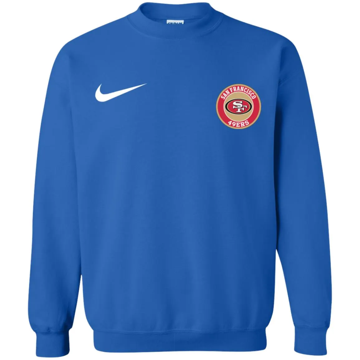 Nike San Francisco 49ers Nfl Football Unisex Crewneck Pullover Sweatshirt