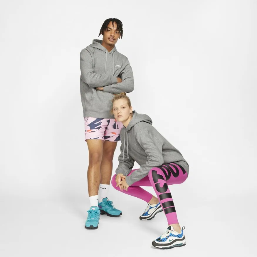 Nike Sportswear Club Fleece Pullover Hoodie Dark Grey Heather