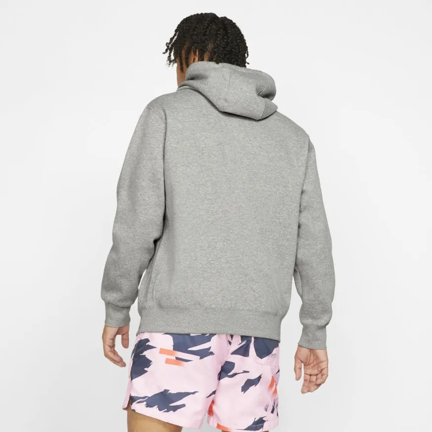Nike Sportswear Club Fleece Pullover Hoodie Dark Grey Heather