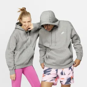 Nike Sportswear Club Fleece Pullover Hoodie Dark Grey Heather