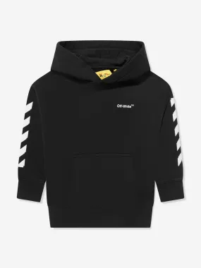 Off-White Boys Rubber Arrow Hoodie in Black