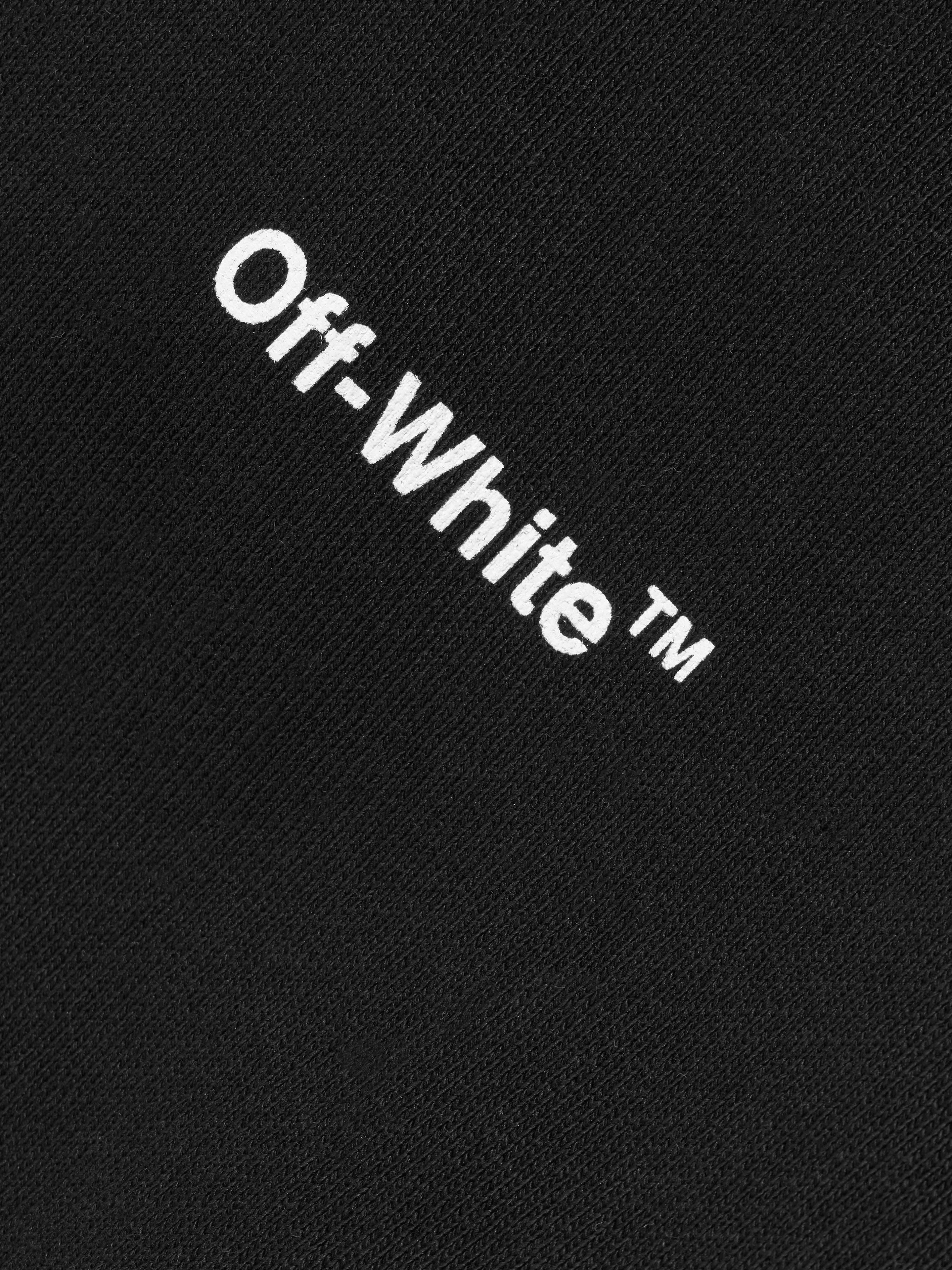 Off-White Boys Rubber Arrow Hoodie in Black