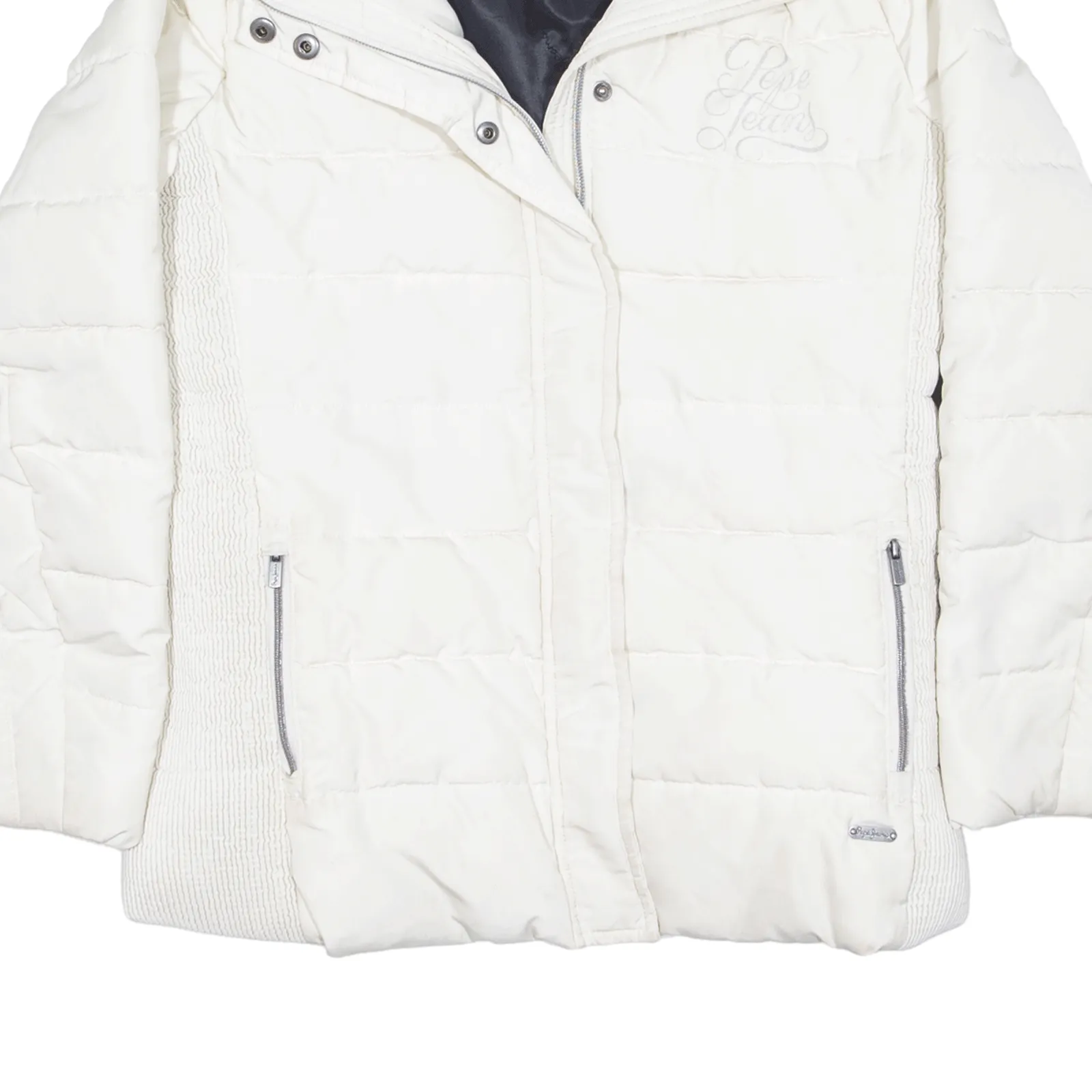 PEPE JEANS Down Insulated Jacket White Girls 14Y