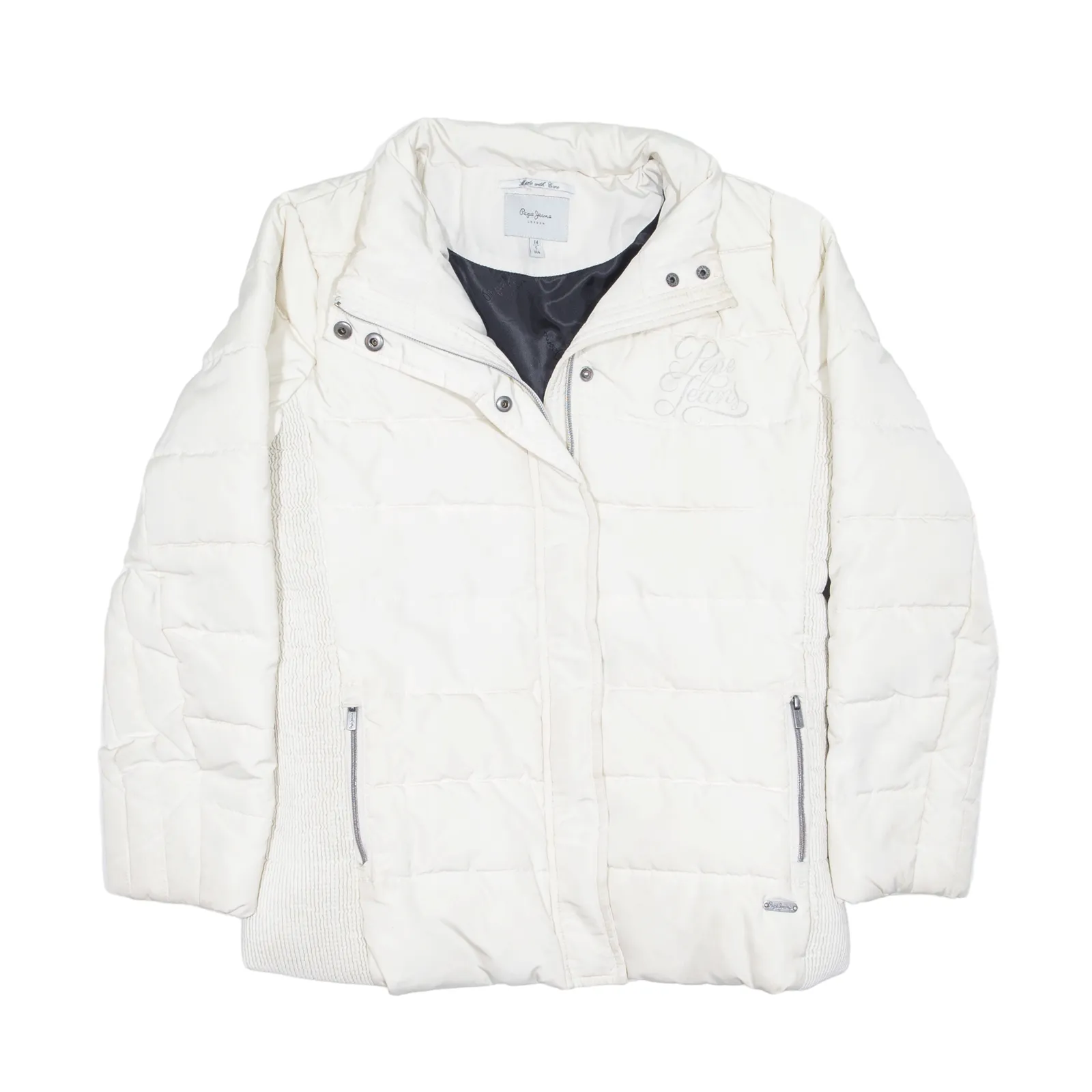 PEPE JEANS Down Insulated Jacket White Girls 14Y