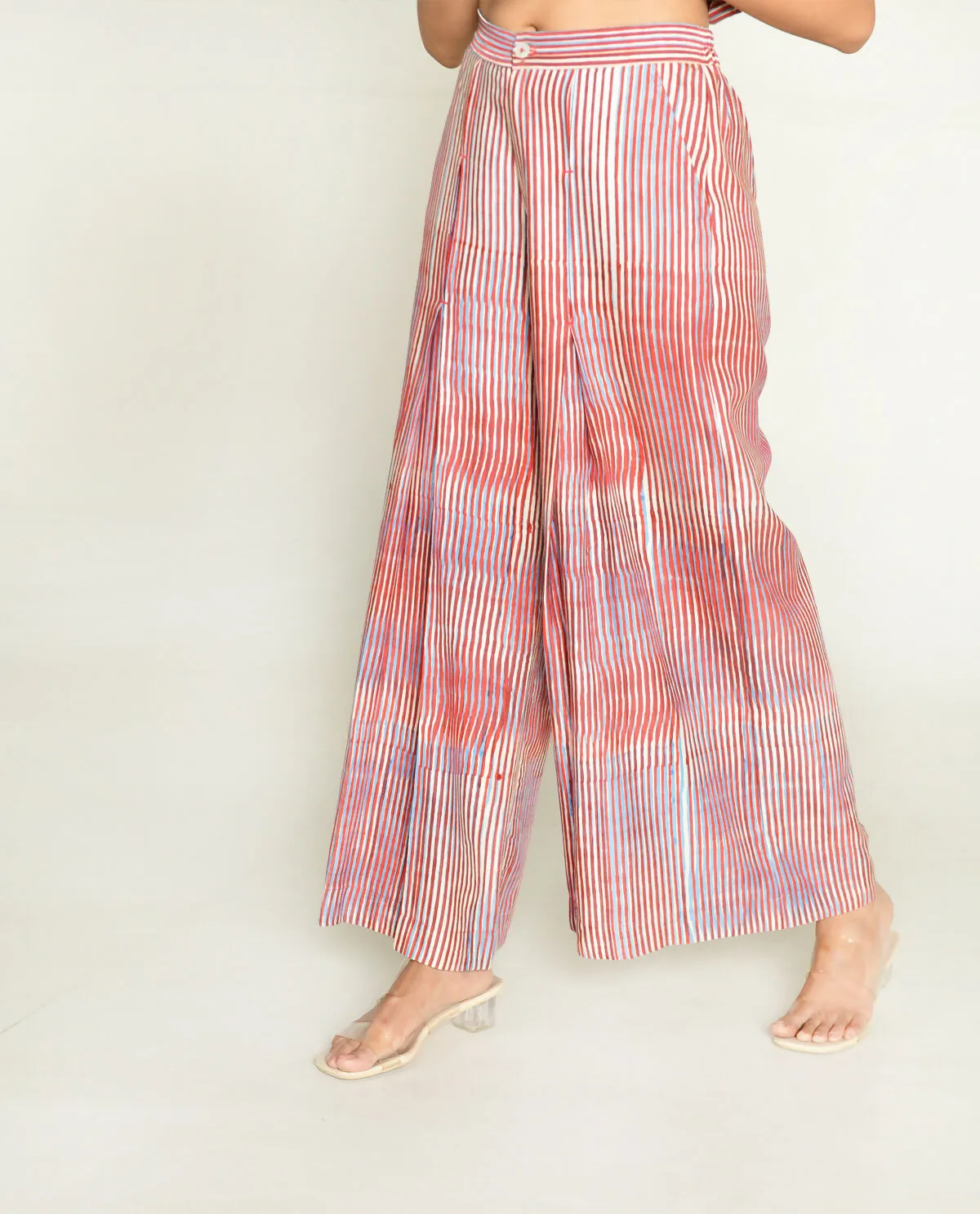 Plosky Cloud Kurta With Wide Leg Pant