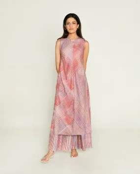 Plosky Cloud Kurta With Wide Leg Pant