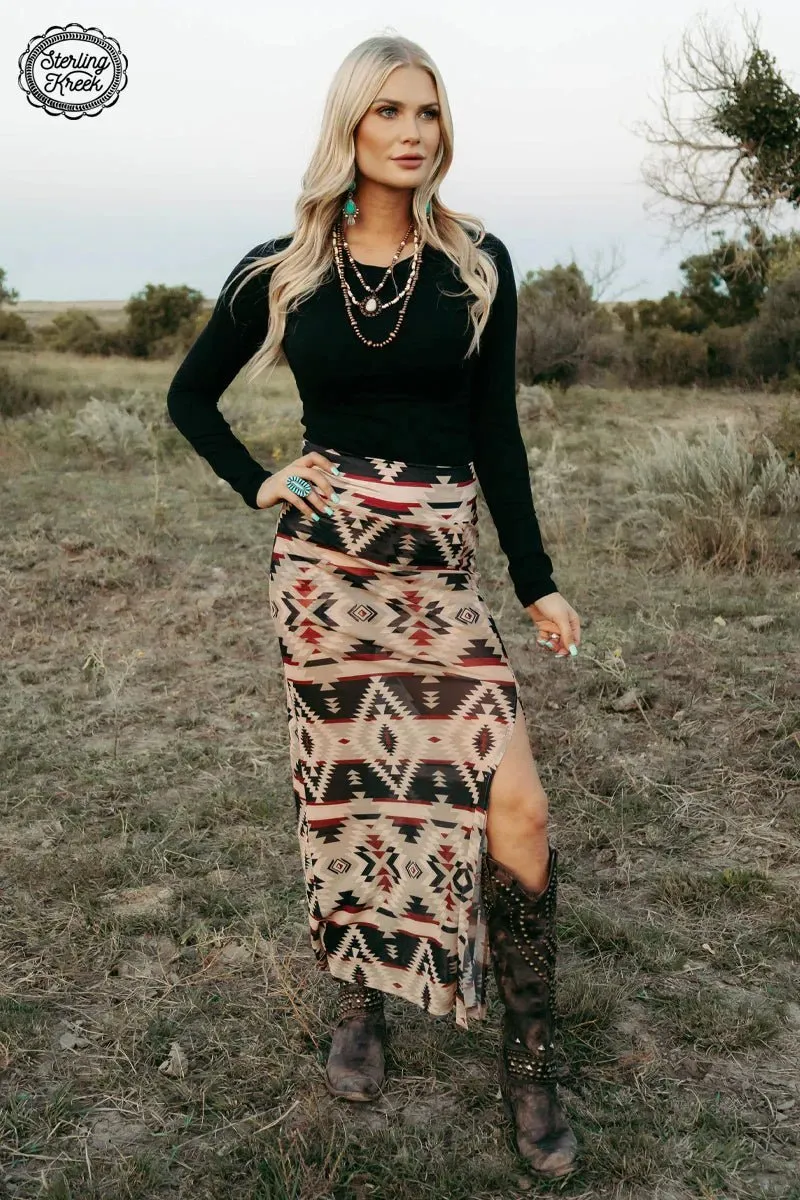 PLUS Santa Fe Slit Skirt