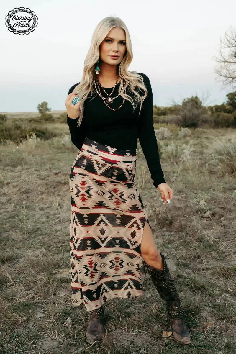 PLUS Santa Fe Slit Skirt