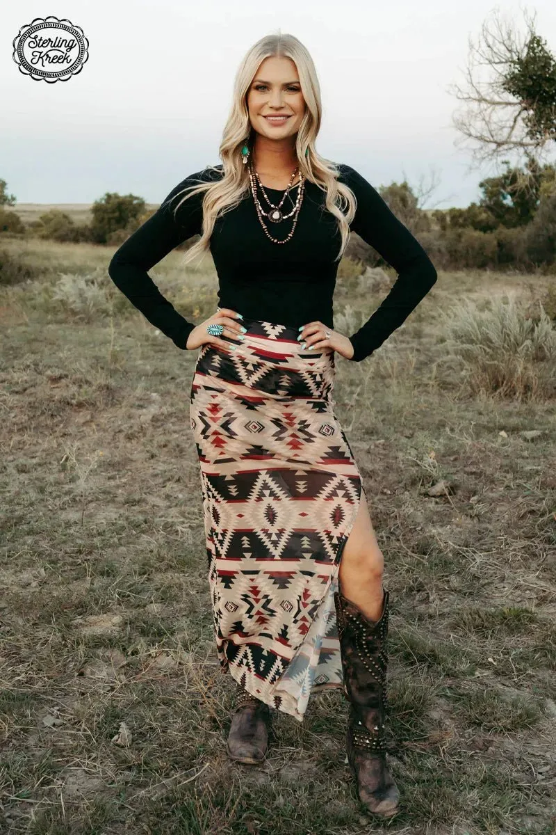 PLUS Santa Fe Slit Skirt