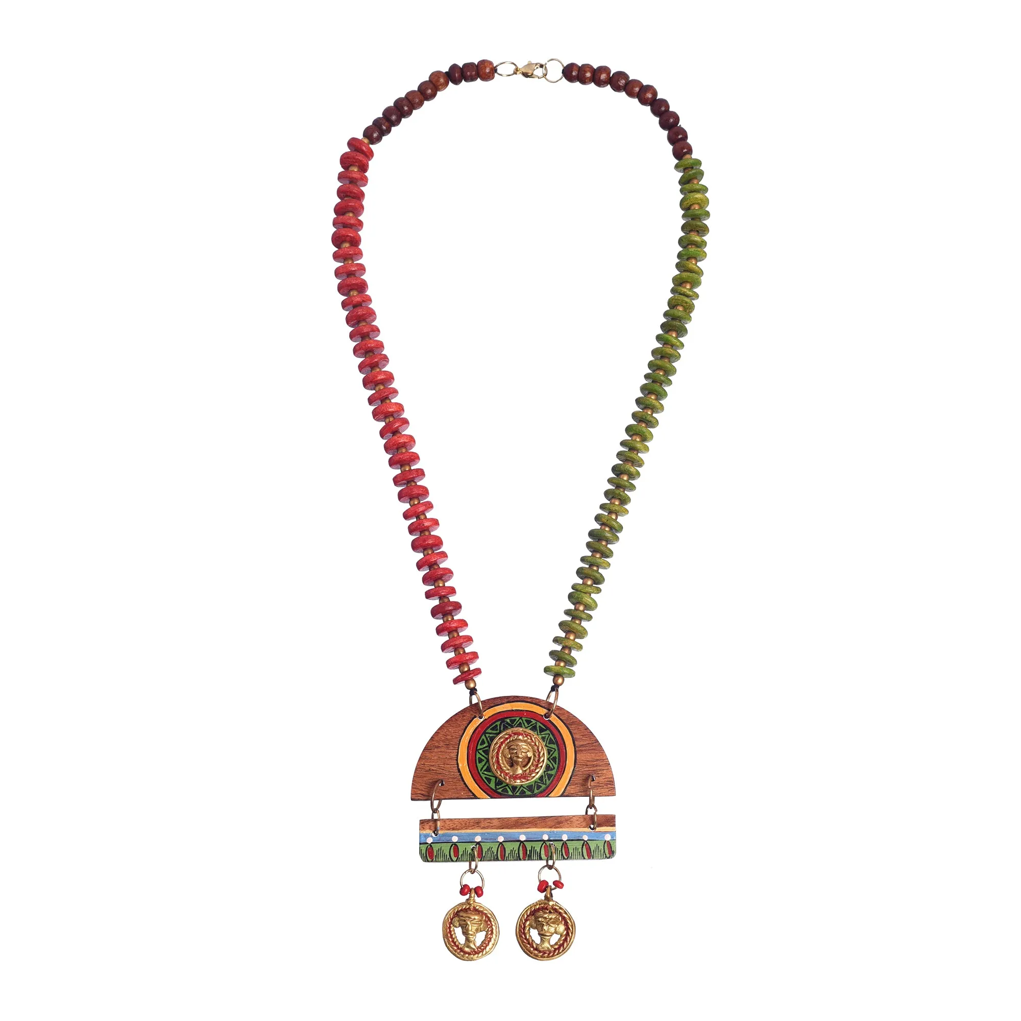Queen Mother' Handcrafted Tribal Dokra Necklace