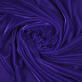 Regal Purple Solid Micro Velvet Fabric