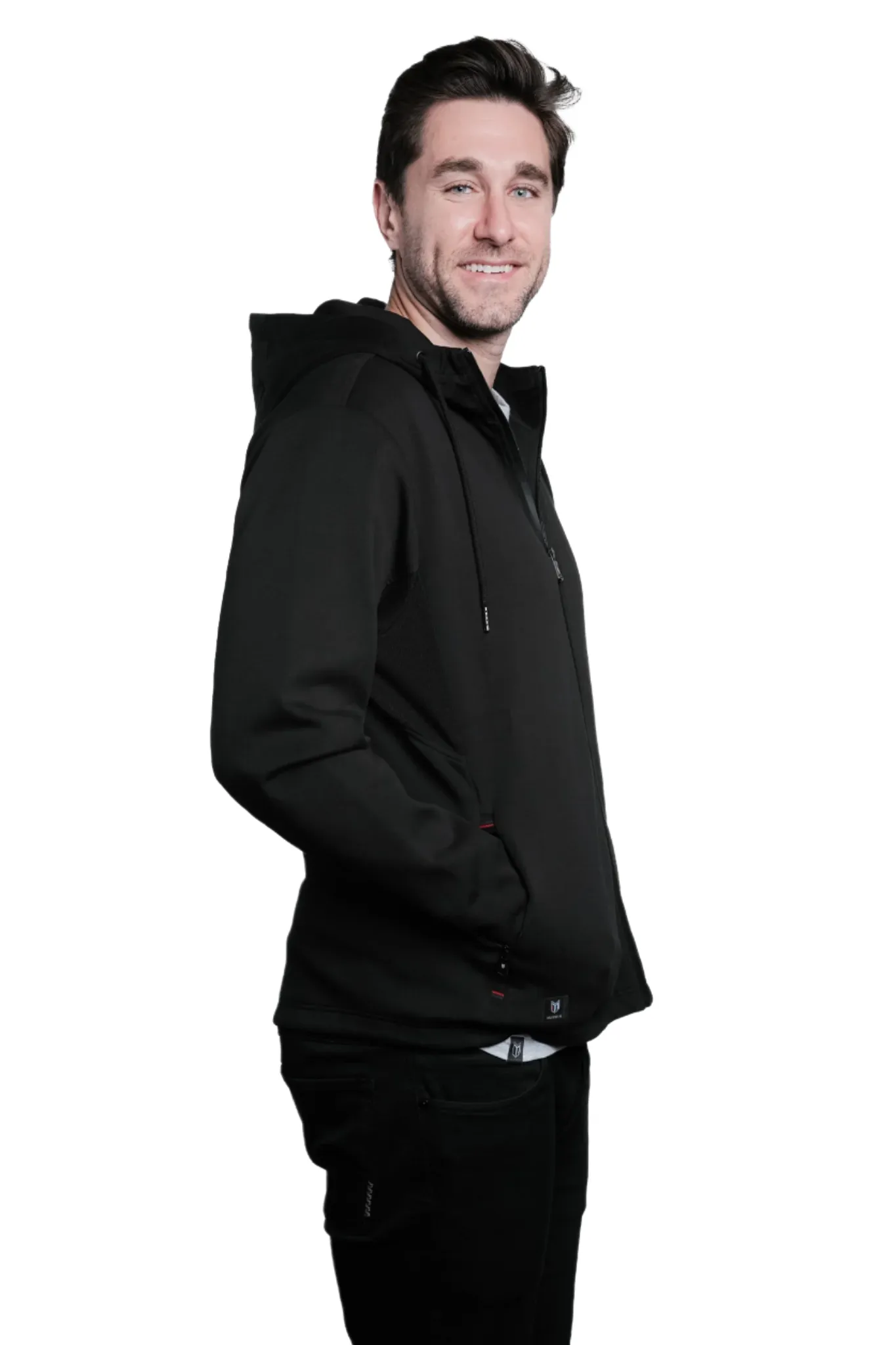 Regional Black Men's Full Zip Hoodie