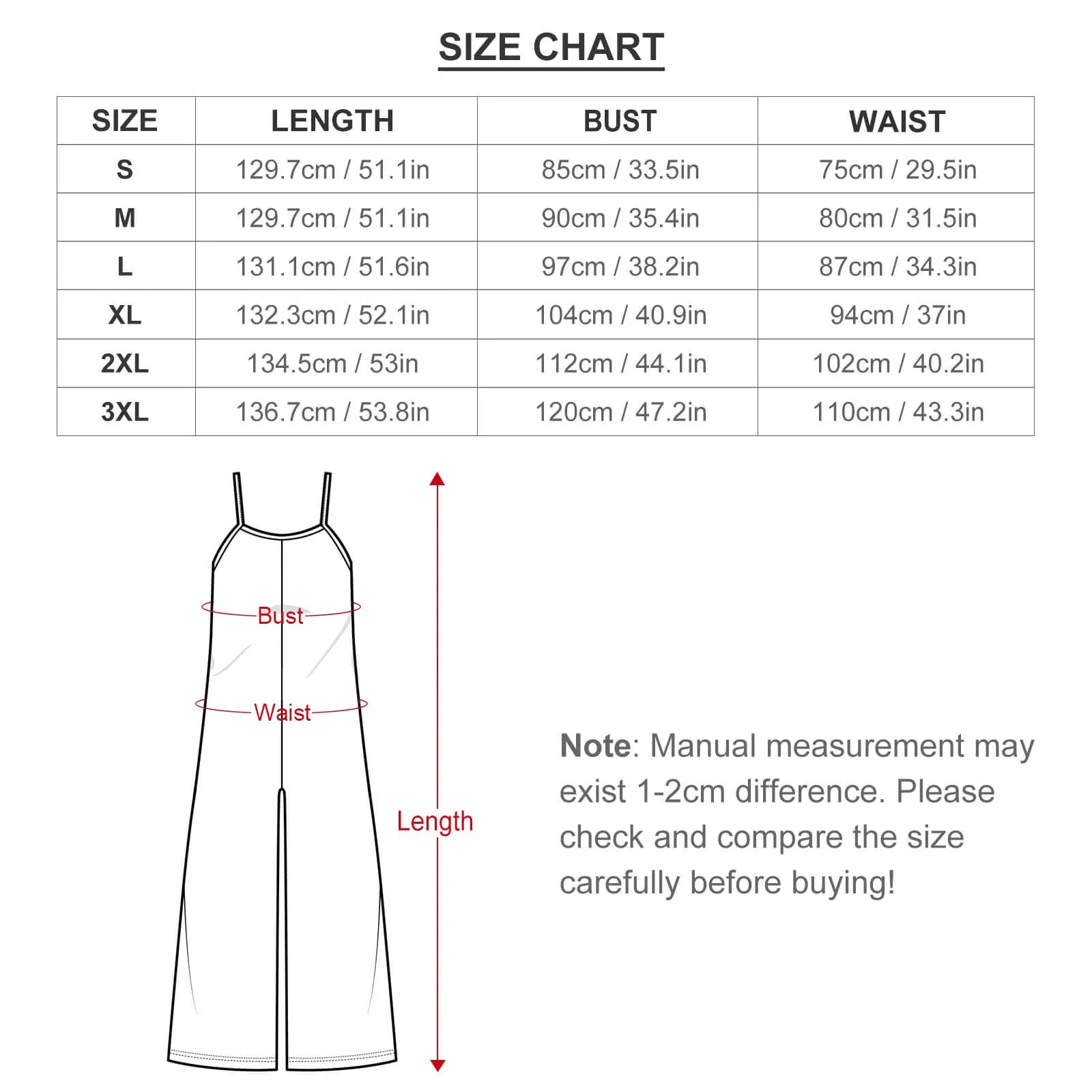 Squared Suspender Jumpsuit for Women