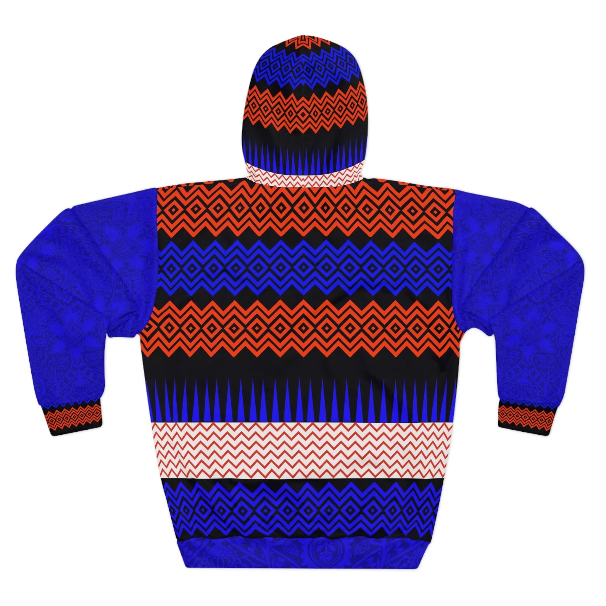 Vibrant Geometric Unisex Pullover Hoodie | Stylish & Colorful Fashion