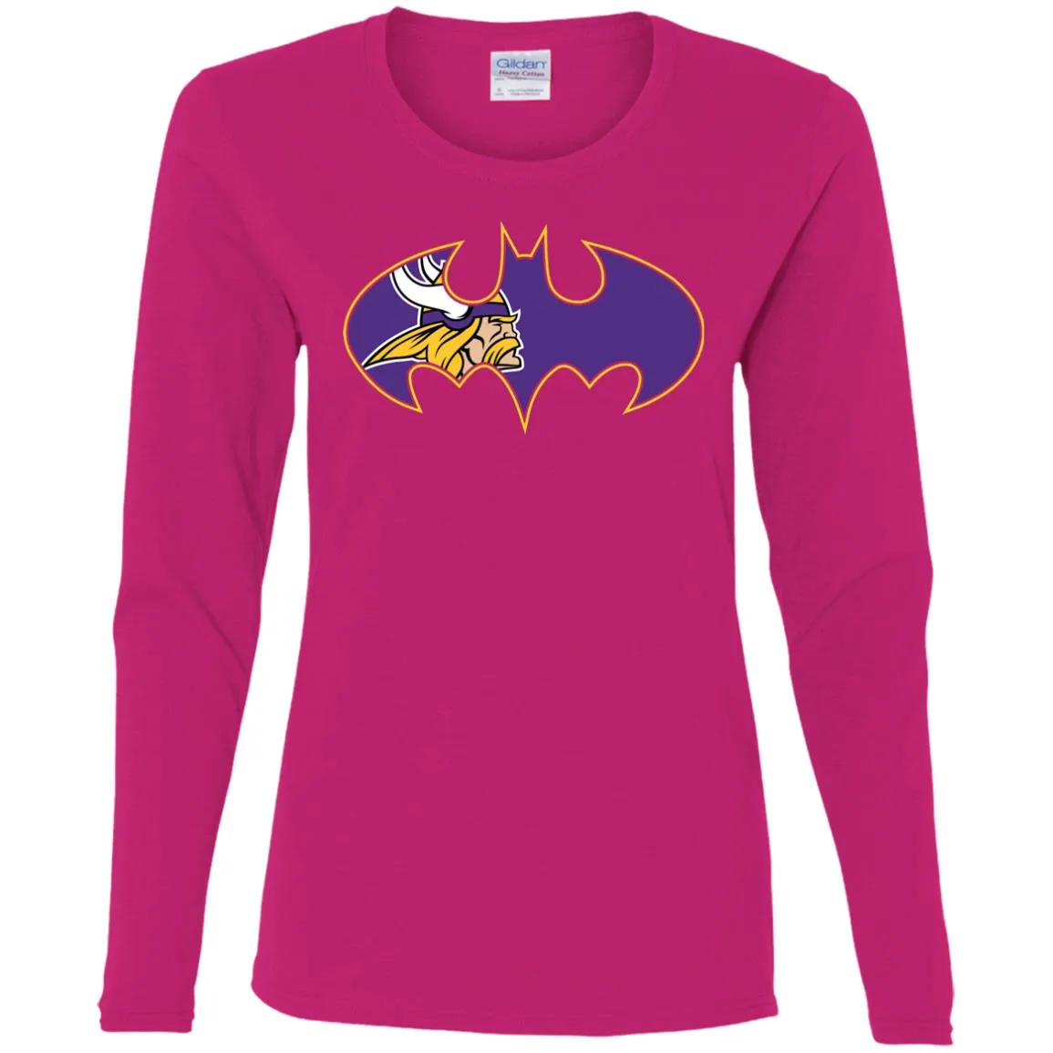 We Are The Minnesota Vikings Batman Nfl Mashup Women Long Sleeve Shirt