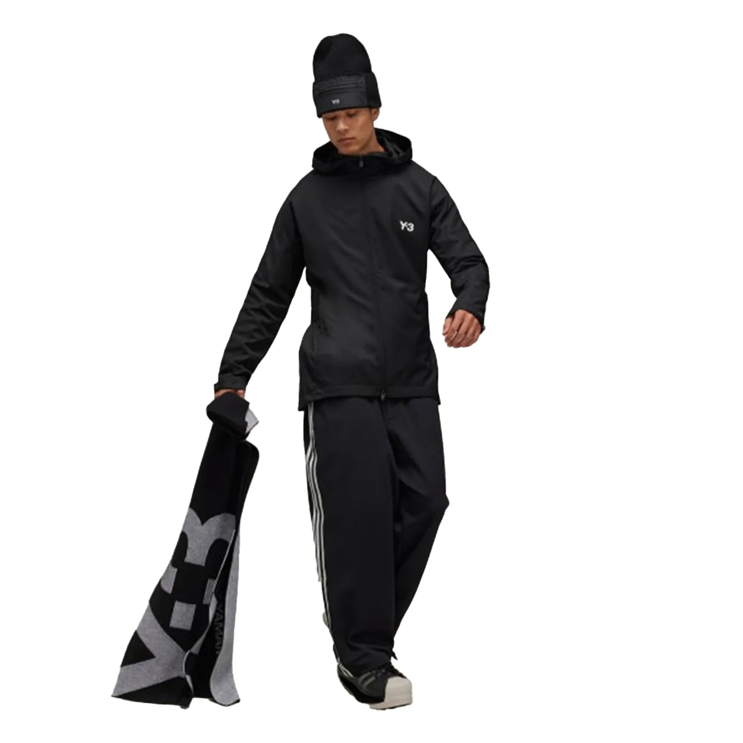 Y-3 Refined Wool Hooded Top